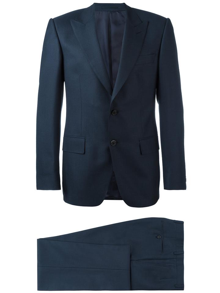 Gieves & Hawkes - Formal Suit - Men - Cupro/wool - 42, Blue, Cupro/wool