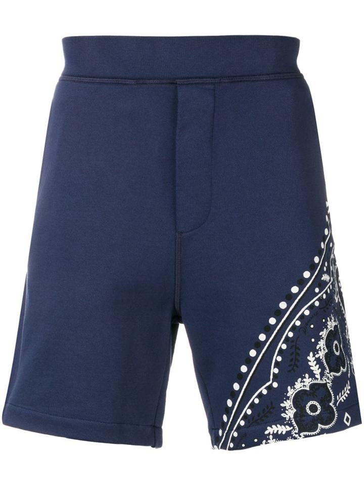 Dsquared2 Paisley Print Shorts - Blue