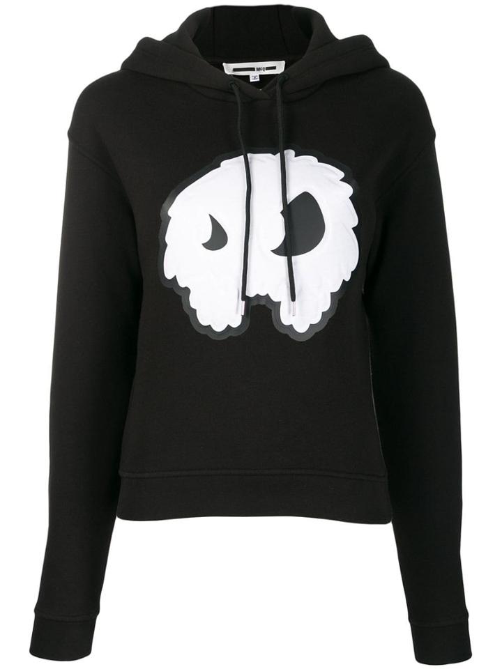 Mcq Alexander Mcqueen Monster Print Hoodie - Black