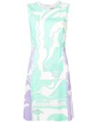 Emilio Pucci La Villa Print Cady Sleeveless Dress - Blue