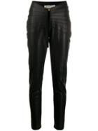 Nineminutes Pleated Skinny Trousers - Black