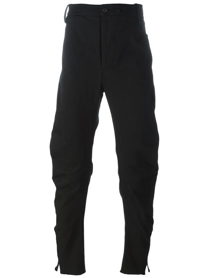 Lost & Found Rooms Five Pocket Slim Trousers, Men's, Size: Small, Black, Cotton/spandex/elastane