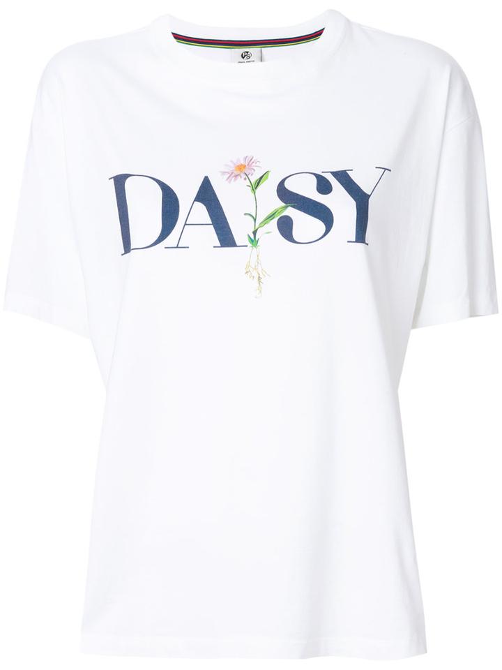 Ps By Paul Smith - Daisy Printed T-shirt - Women - Cotton - Xl, White, Cotton