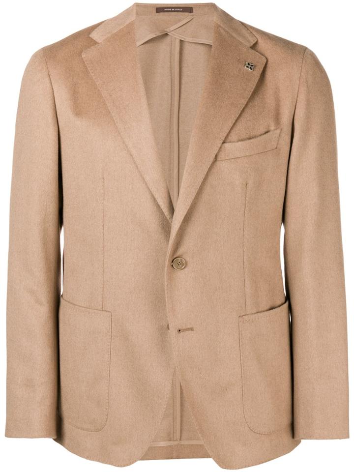 Tagliatore Single Breasted Blazer - Nude & Neutrals