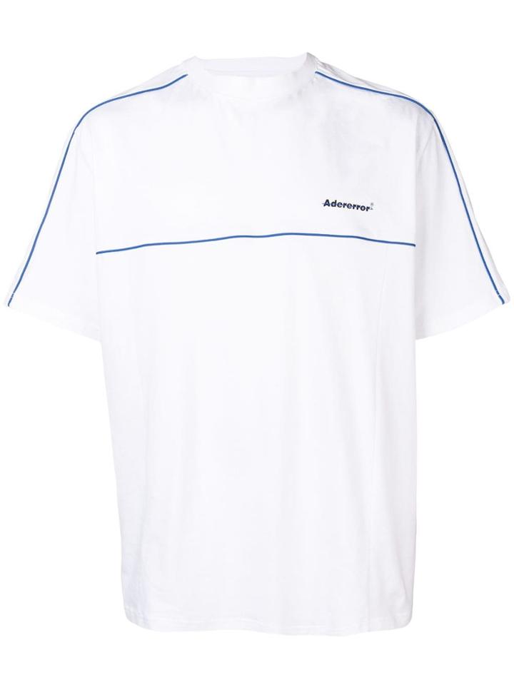 Ader Error Logo Detail T-shirt - White