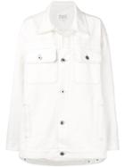 Maison Margiela Graphic Print Oversized Jacket - White