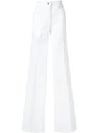 Derek Lam Charlotte High Waist Flare Jean - White