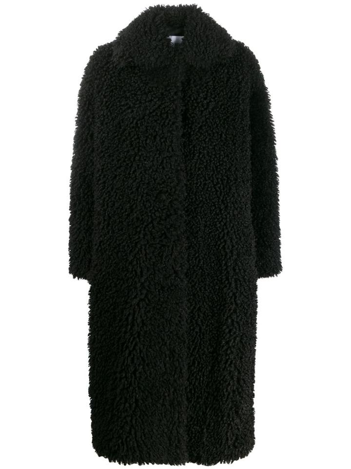 Stand Studio Leah Teddy Coat - Black