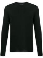 Falke V-neck Jumper - Black