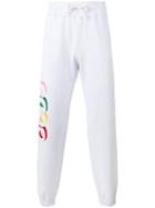 Gcds - Branded Track Pants - Unisex - Cotton - L, White, Cotton