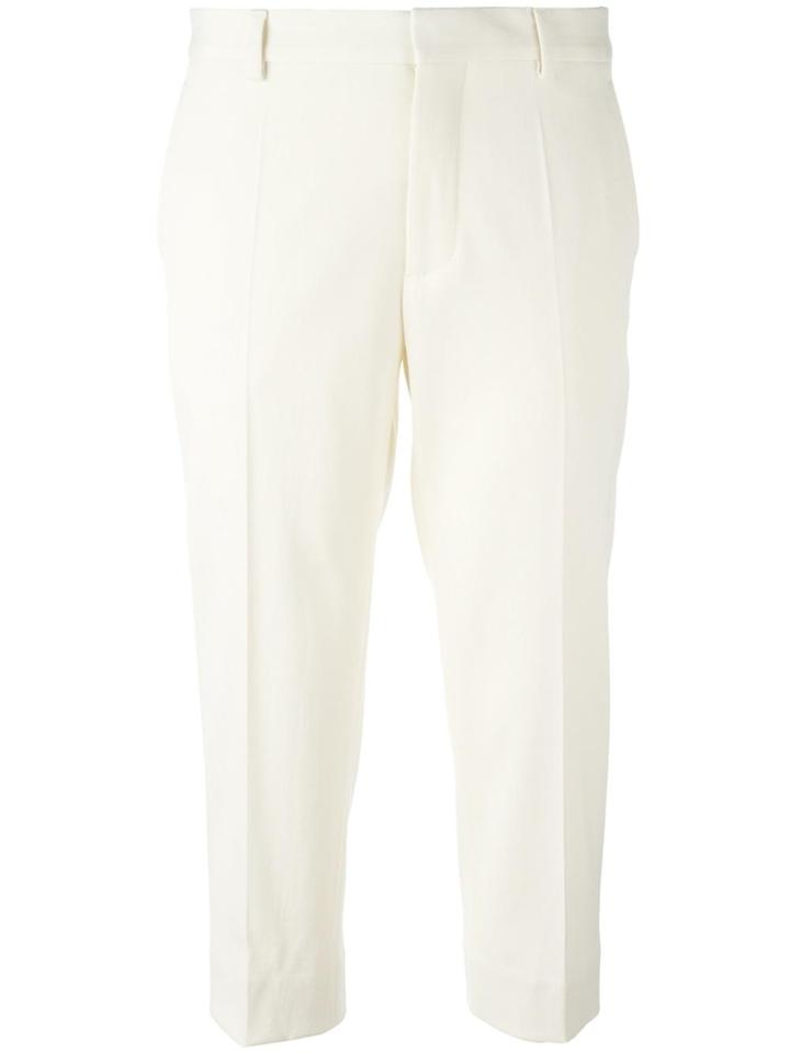 Maison Margiela Cropped Tailored Trousers - Nude & Neutrals