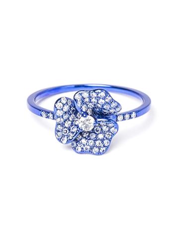 As29 Diamond Flower Ring