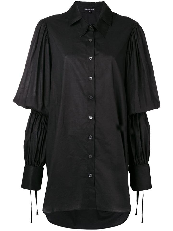 Ann Demeulemeester Wide Shirt - Black