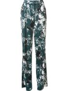Emanuel Ungaro Floral Print Straight Trousers