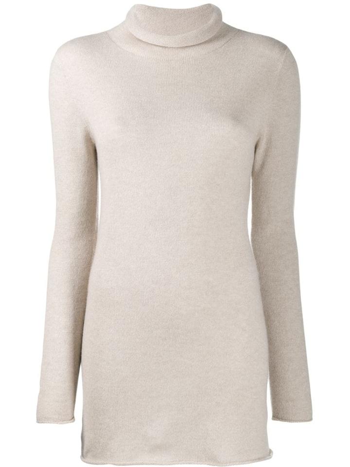 Agnona Roll Neck Jumper - Neutrals