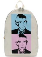 Calvin Klein Jeans Warhol Portrait Campus Backpack - White