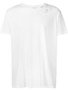 Saint Laurent Music Note Printed T-shirt, Men's, Size: Xxl, White, Cotton