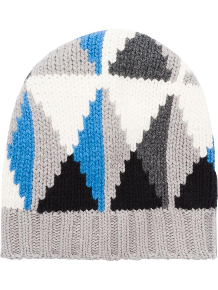 Prada Wool And Cashmere Beanie - Multicolour
