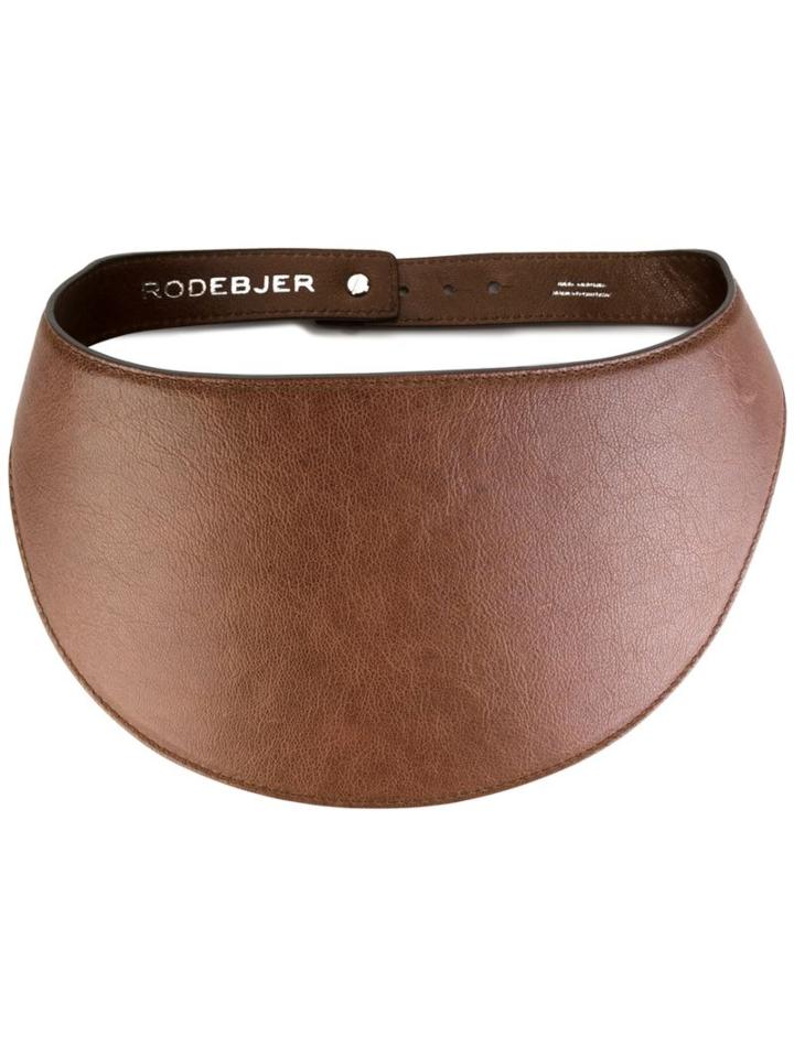 Rodebjer Maritza Visor, Women's, Brown, Leather