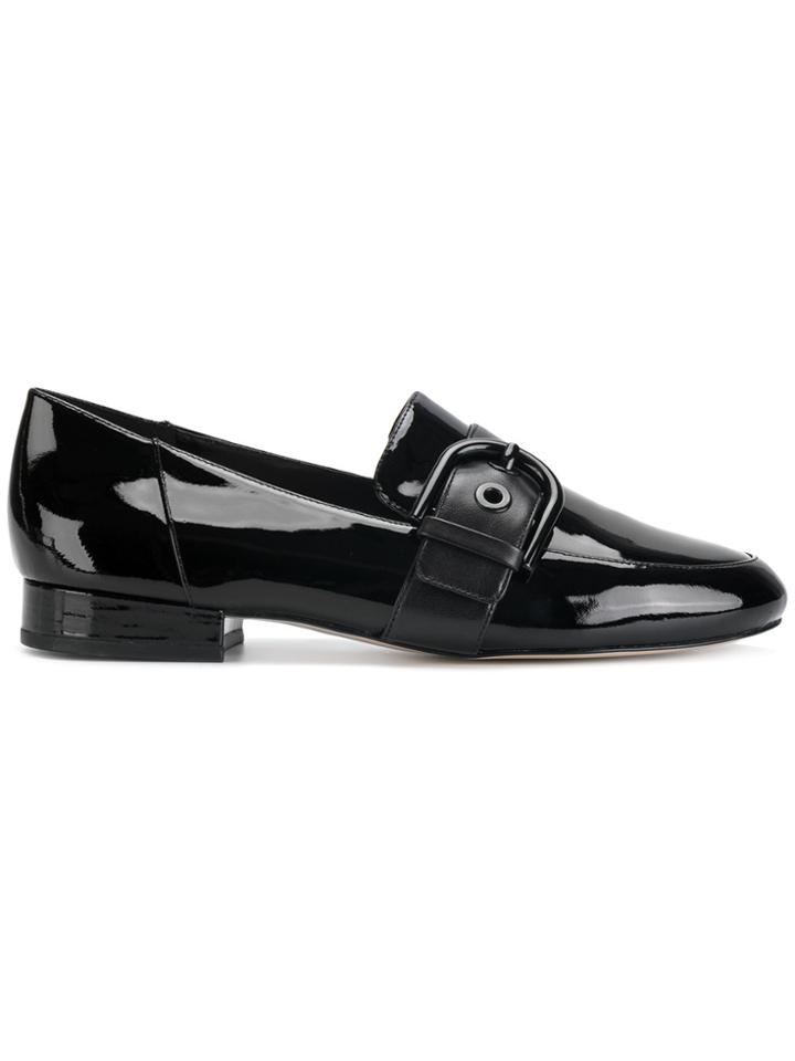 Michael Michael Kors Buckled Loafers - Black