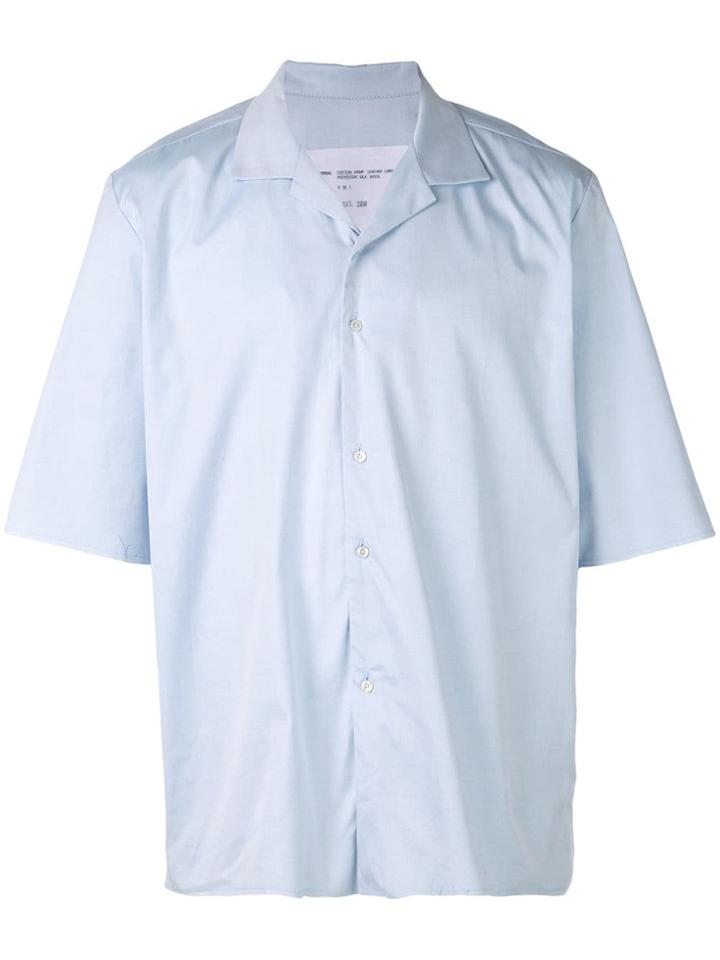 Camiel Fortgens Frayed Edges Shirt - Blue