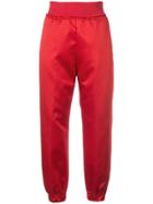 Undercover High Waisted Track Pants - Red