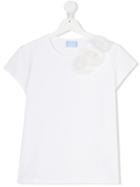 Lanvin Petite Floral Embellished Top - White