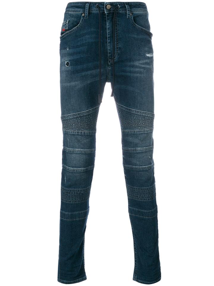 Diesel Biker Panel Jeans - Blue
