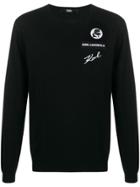 Karl Lagerfeld Logo Patch Jumper - Black