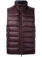 Herno Padded Gilet, Men's, Size: 50, Pink/purple, Feather Down/polyamide