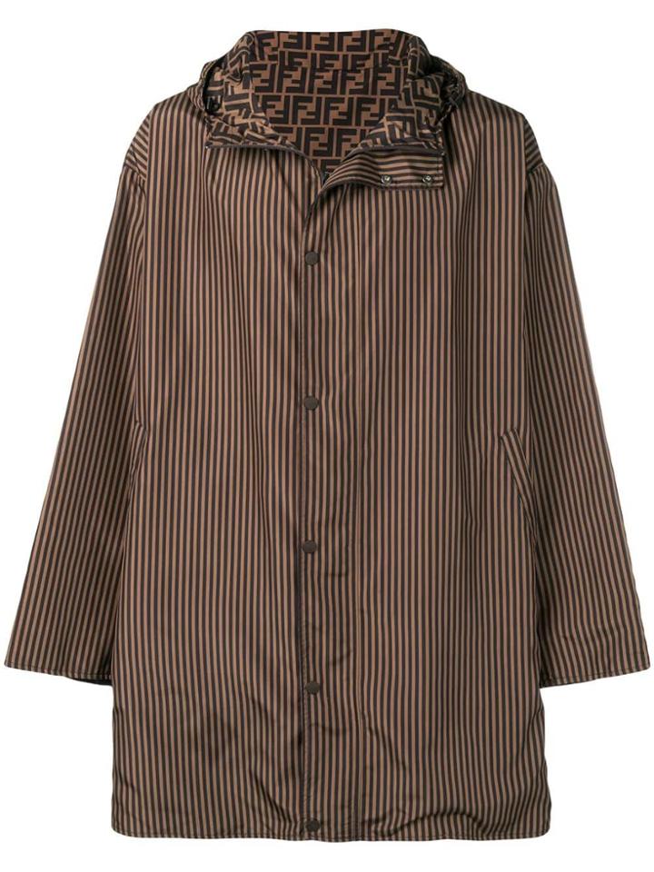 Fendi Reversible Parka - Black