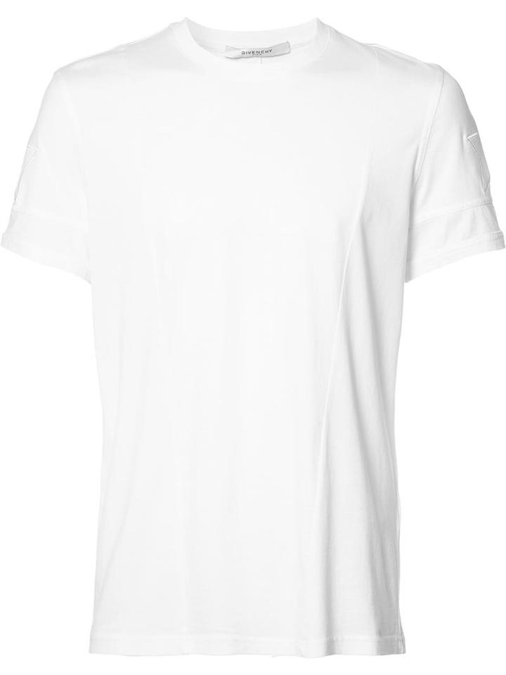 Givenchy Star Embroidered T-shirt, Men's, Size: Medium, White, Cotton
