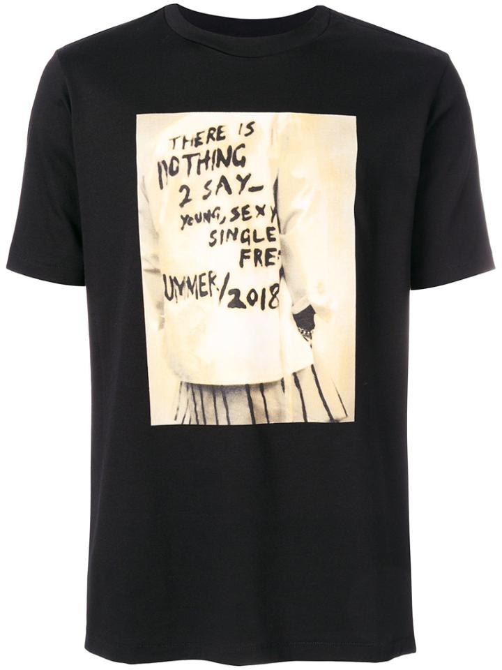3.1 Phillip Lim Printed T-shirt - Black