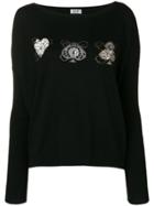 Liu Jo Embellished Pullover - Black