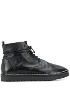 Marsèll Lace-up Ridged Heel Boots - Black