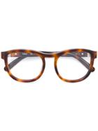 Chloé Eyewear Tortoiseshell Round Glasses - Brown