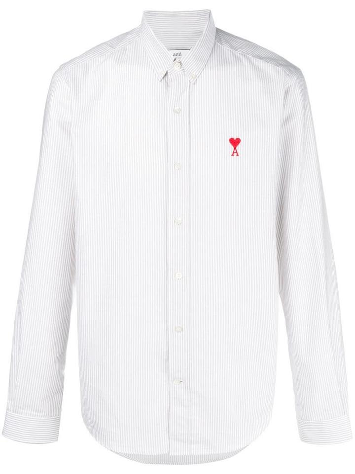Ami Alexandre Mattiussi Ami De Caur Shirt - Grey
