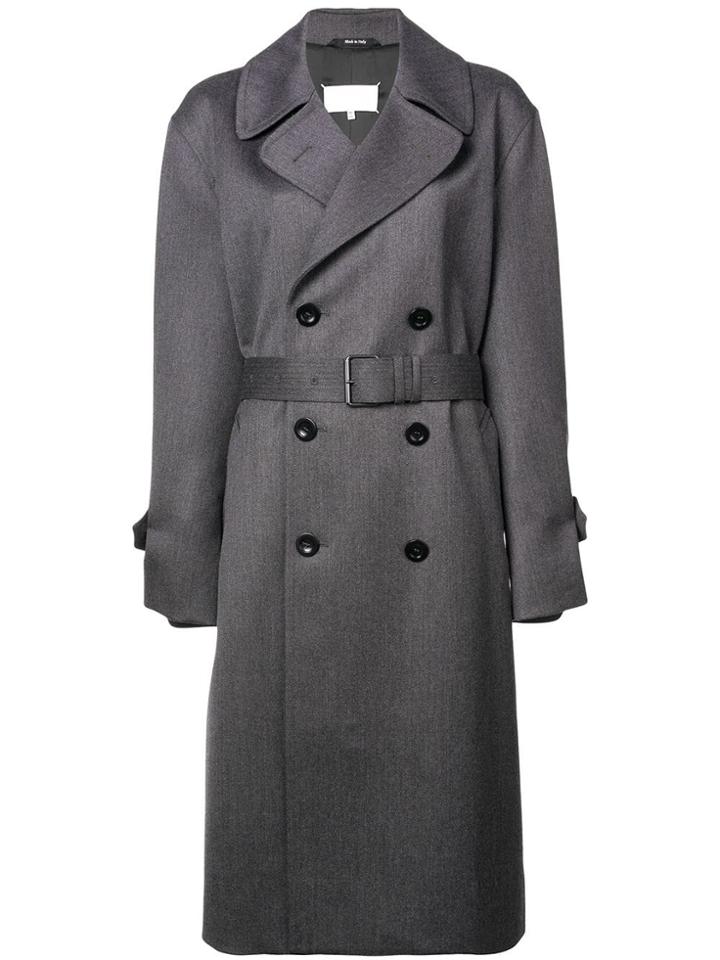 Maison Margiela Double Breasted Trench - Grey