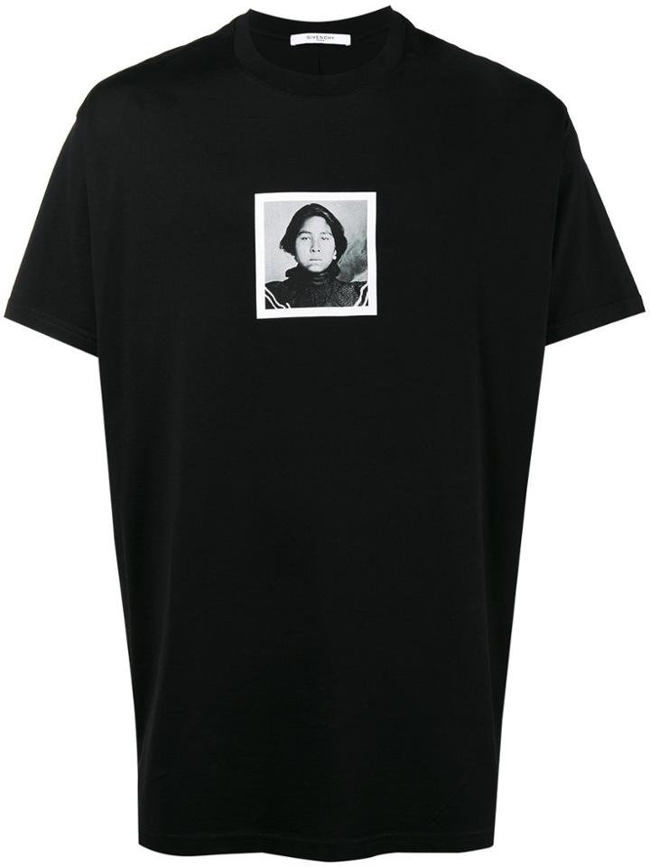 Givenchy Face Printed T-shirt - Black