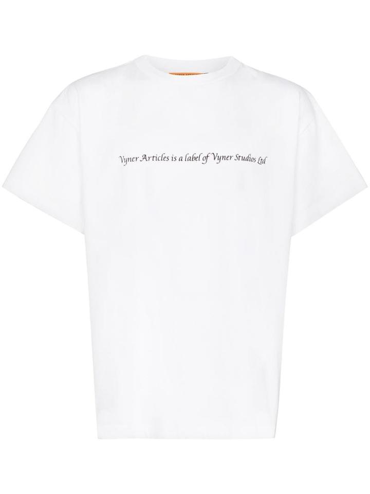 Vyner Articles Shepherd Print T-shirt - White