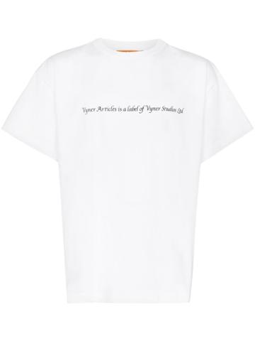 Vyner Articles Shepherd Print T-shirt - White
