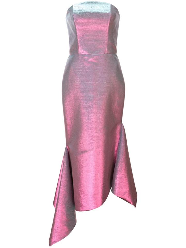 Christian Siriano Strapless Fitted Dress - Pink