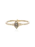 Established 18kt Yellow Gold Evil Eye Bracelet