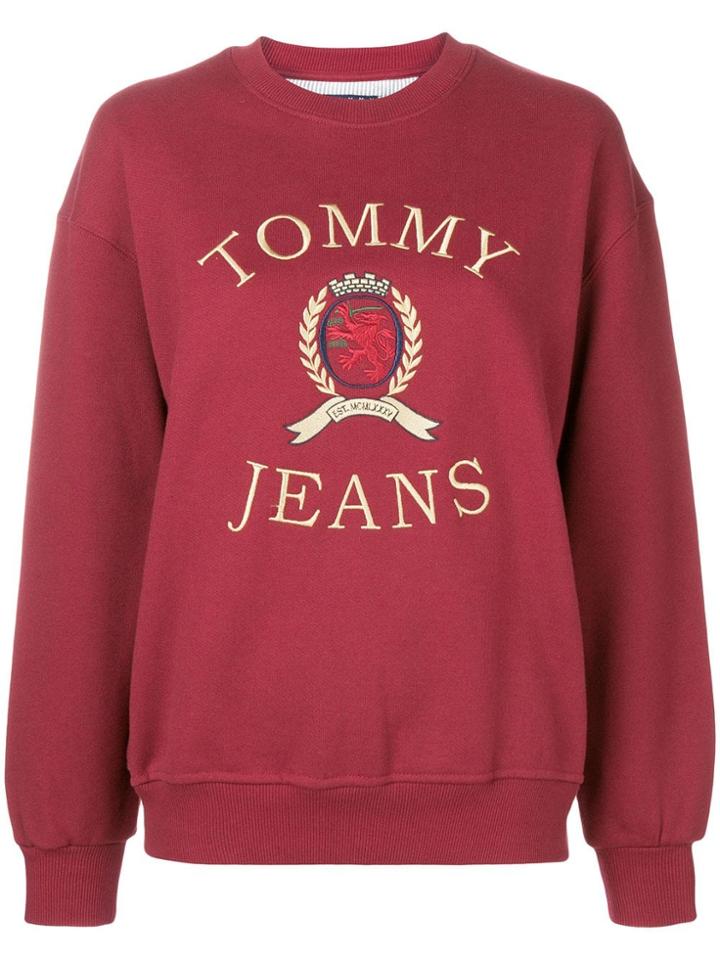 Tommy Jeans Crest Embroidered Sweatshirt