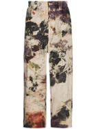 Yohji Yamamoto Painting Print Trousers - Nude & Neutrals