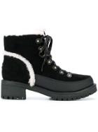 Tory Burch Cooper Shearling Bootie - Black