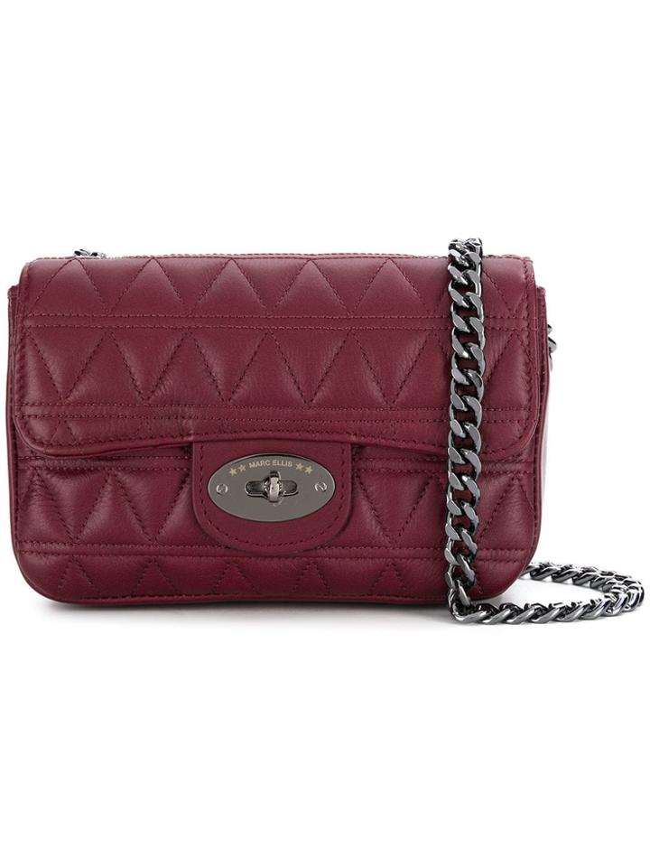 Marc Ellis Small Tasha Shoulder Bag - Red