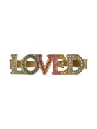 Gucci Loved Palm Cuff With Crystals - Gold