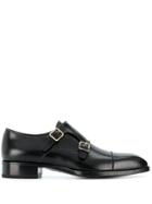 Tom Ford Double Monk Strap Shoes - Black