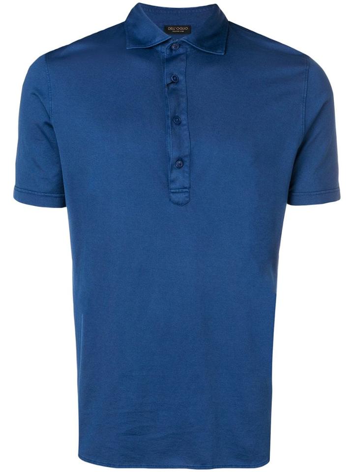 Dell'oglio Slim Fit Polo Shirt - Blue